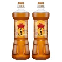 金龙鱼外婆乡小榨菜籽油700ml*2瓶装非转压榨小包装宿舍