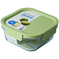乐扣乐扣（locknlock）【清凉节】耐热玻璃饭盒微波炉保鲜盒密封便当盒LNG523G_750ml 春·颜值|浅草绿|750ml