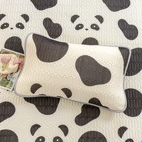 HILTON YILIN泰国乳胶夏季凉席 空调冰丝床垫简约可机洗席子 快乐熊猫 200*230cm三件套