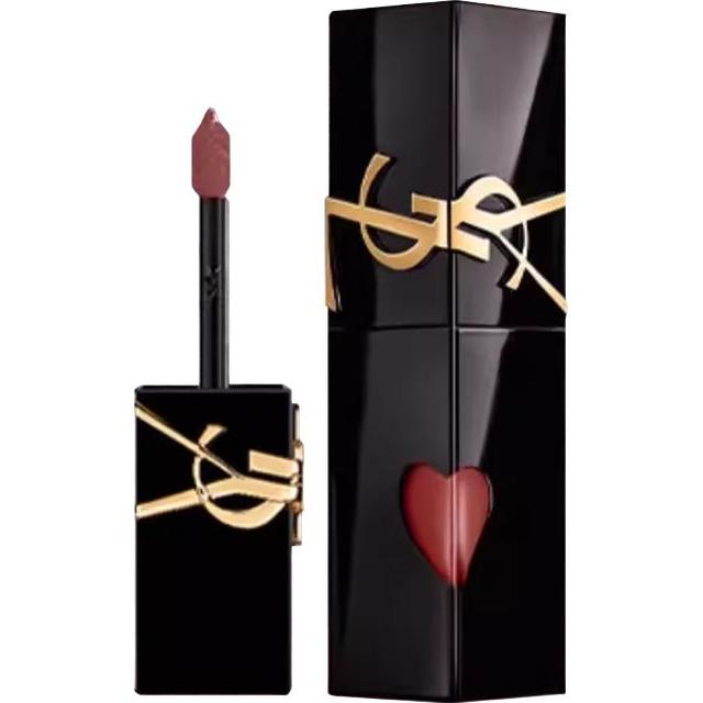 YSL 圣罗兰 黑管唇釉哑光镜面番茄色口红唇釉情人节礼物