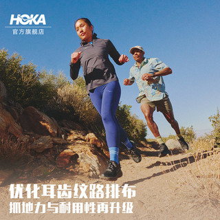 HOKA ONE ONE 男女款夏季挑战者 8全地形跑步鞋CHALLENGER 8户外 黑色/太空灰-男（宽版） 43/275mm