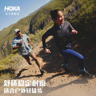 HOKA ONE ONE 男女款夏季挑战者 8全地形跑步鞋CHALLENGER 8户外 黑色/太空灰-男（宽版） 43/275mm