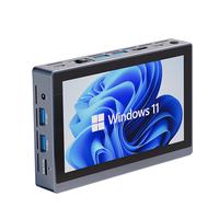 嗨高乐HIGOLE 迷你电脑主机minipc5.5触摸屏微型小台式机windows工业商用办公服务器掌上电脑 一代 经典款8G+256G+电池