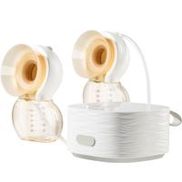 贝能 免手扶吸奶器电动双边微震按摩母乳全自动集奶挤奶器小葫芦集乳器 PLUS版吸附力更强不挑胸型