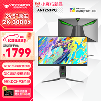 蚂蚁电竞 ANT253PQ 24.5英寸显示器（2560×1440、300Hz、99% DCI-P3、HDR400）