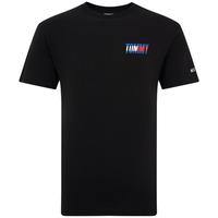 Tommy Jeans 男纯棉活力出街拼色印花平纹针织合身短袖T恤16408