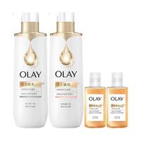 Olay沐浴露流光焕亮500g+深入滋润500g+50g*2