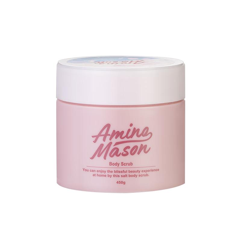 Amino mason阿蜜浓梅森 氨基酸多效光透美肌身体沐浴磨砂膏450g（樱纷富士）