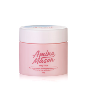 Amino mason阿蜜浓梅森 氨基酸多效光透美肌身体沐浴磨砂膏450g（樱纷富士）