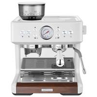 国家补贴、今日必买：柏翠 PE3899 半自动咖啡机 白色