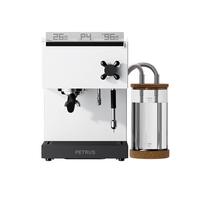 柏翠(petrus)咖啡机意式浓缩全半自动家用商用蒸汽打奶泡PE3888Pro