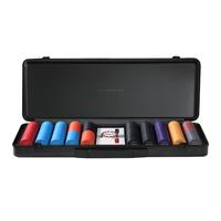 SLOWPLAY哥德尔德州扑克陶瓷筹码套装专业高端德扑poker牌币43mm