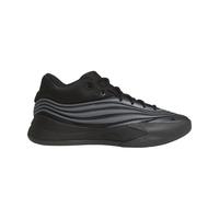 adidas利拉德10代缓震防滑专业篮球鞋男子新款阿迪达斯官方 黑色/亮金属铁灰/亮蓝色 41