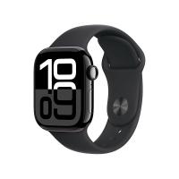 Apple Watch Series 10 智能手表 GPS款 42mm 亮黑色 黑