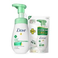 Dove多芬氨基酸洗面奶抗痘深层清洁洁面泡沫150ml补充125ml*3