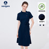 navigare 纳维凯尔 意大利小帆船女士短袖Polo裙收腰连衣裙2322874503 蓝 L