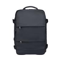 Samfolk双肩包大容量旅行背包 登机免托运 电脑包商务出差书包男女球拍包 黑色