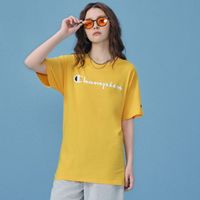 百亿补贴：Champion 冠军美版宽松男女印花草写棉质纯色圆领T恤短袖