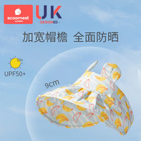 婴儿防晒帽宝宝遮阳帽防紫外线男宝女宝空顶太阳帽夏薄儿童防晒帽