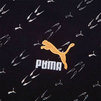 PUMA 532663 纯棉印花 圆领短袖T恤