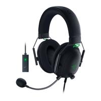 雷蛇 旋风黑鲨V2头戴式电竞游戏耳机耳麦麦克风7.1环绕声降噪 旋风黑鲨v2极速版