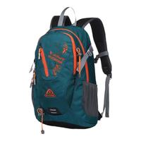 艾王户外背包男女徒步运动多功能旅行双肩包休闲时尚双肩登山背包 墨绿色 9838透气背负20L