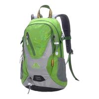 艾王户外背包男女徒步运动多功能旅行双肩包休闲时尚双肩登山背包 果绿 9838透气背负20L