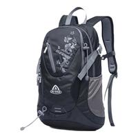 艾王户外背包男女徒步运动多功能旅行双肩包休闲时尚双肩登山背包 黑色 9838透气背负20L