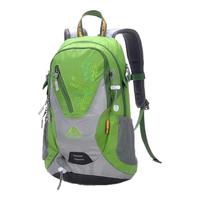 艾王户外背包男女徒步运动多功能旅行双肩包休闲时尚双肩登山背包 果绿 1740透气背负30L