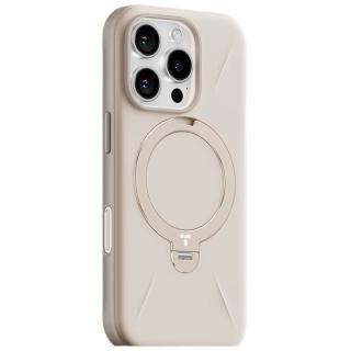 图拉斯 QPro 磁吸支架 PC+TPU+铝合金 沙漠金 iPhone15Pro手机壳