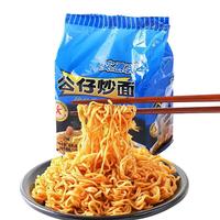 公仔方便面 蚝油海鲜味炒面拌面 106g*4包 点心面泡面零食