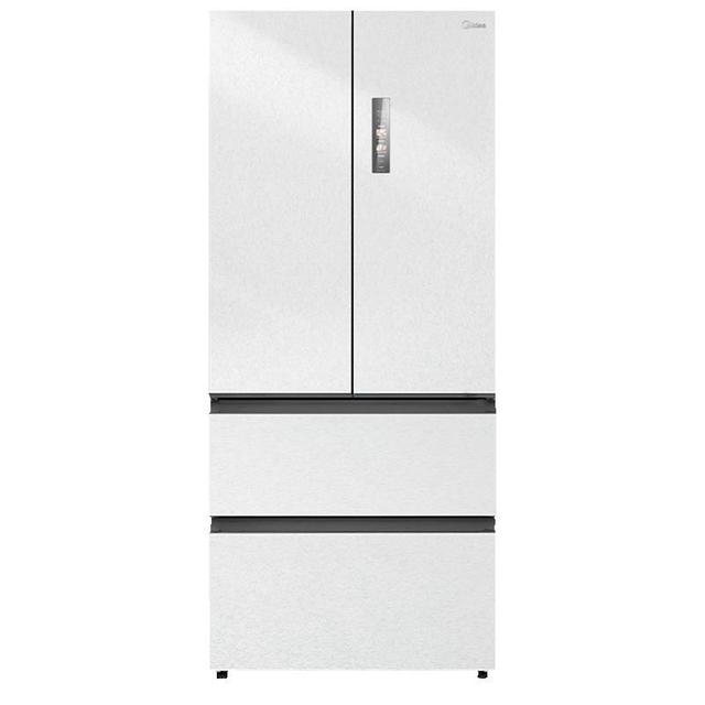 美的 M60大机皇系列 MR-550WUFIPZE 风冷法式门冰箱 523L 曦云白