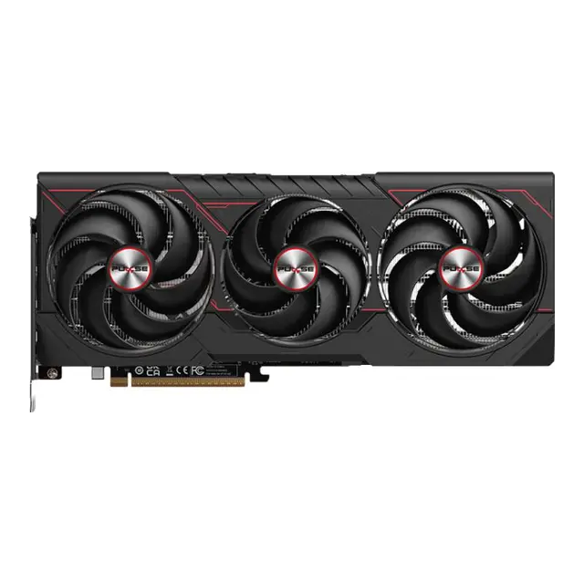 蓝宝石AMD RADEON RX 9070显卡电竞电玩游戏设计台式机电脑deepseek AI人工智能渲染直播显卡 RX 9070 XT 16G脉动