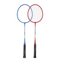 红双喜羽毛球拍双拍对拍成人入门训练合金款羽毛球拍两支 【成人款】亮红色两支装羽拍