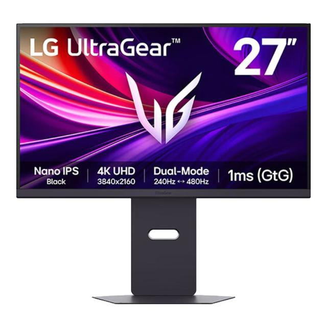 LG 27G850A 27英寸 IPS G-sync FreeSync 显示器（3840×2160、240Hz、99% DCI-P3、HDR600）