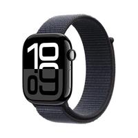 Apple 苹果 Watch Series 10 GPS款 智能手表 46mm 亮黑色铝金属表壳 浓墨色回环式运动表带