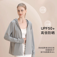 觅橘 原纱正肩帽檐 冰丝凉感 暗夜黑 均码F 女士防晒衣