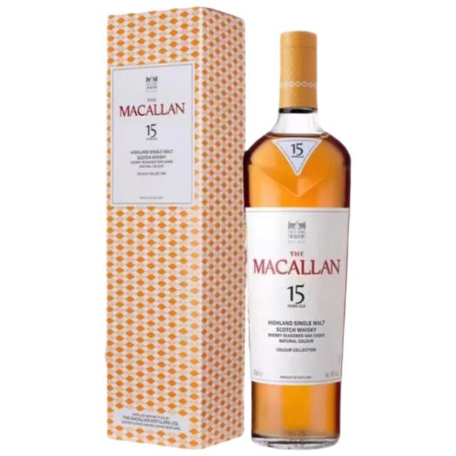 麦卡伦 15年臻彩系列MACALLAN 苏格兰单一麦芽威士忌 43度 700ml