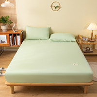 品帅 2023-4-3A 床笠三件套 90*190cm 草绿