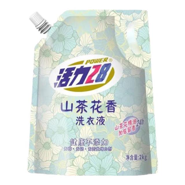 活力28 Power28 28 2828山茶花洗衣液2kg深层洁净持久留香