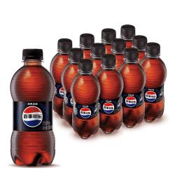 百事 可乐Pepsi 无糖可乐 碳酸饮料汽水 300ml*12瓶 整箱装