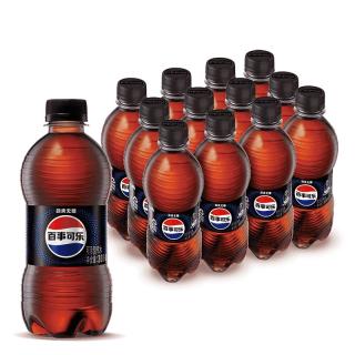 百事 可乐Pepsi 无糖可乐 碳酸饮料汽水 300ml*12瓶 整箱装