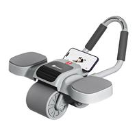 Keep 自动回弹健腹轮男女家用肘撑平板支撑健身练腹肌 冰川灰