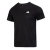 adidas 阿迪达斯 官方男装夏速干健身运动上衣圆领短袖T恤IC7428 黑色/白 A/XS