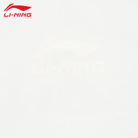 李宁(LI-NING)短袖t恤男夏季潮流系列透气吸汗圆领印花宽松棉质短袖上衣 乳白色95 2XL