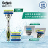 Schick 舒适 水次元5手动剃须刀 痘肌/敏感肌型 1刀架+6刀头