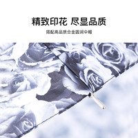 富尔顿（FULTON）英国女王款透明鸟笼伞长柄雨伞纪念情人 Luxe Luminous Floral