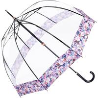 富尔顿（FULTON）英国女王款透明鸟笼伞长柄雨伞纪念情人 Luxe