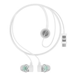 竹林鸟 夜莺Z1 入耳式HiFi耳机 凝霜白 Type-C版 带麦