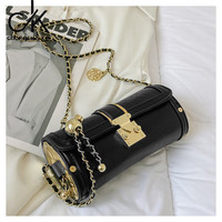 chongsukei 女式质感小包包 2025新款时尚洋气链条单肩圆筒包斜挎包